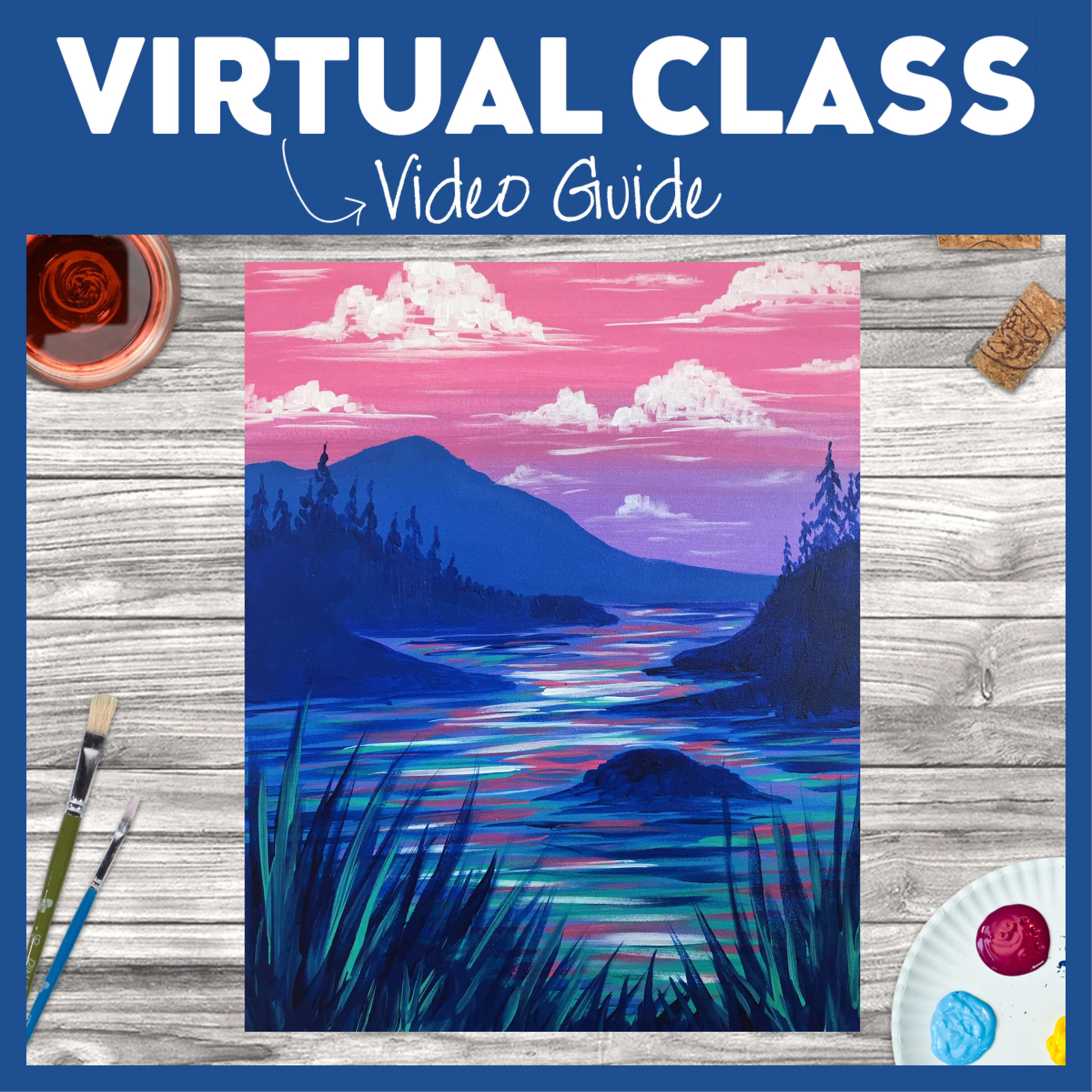 Pre-recorded virtual event. Supplies included option